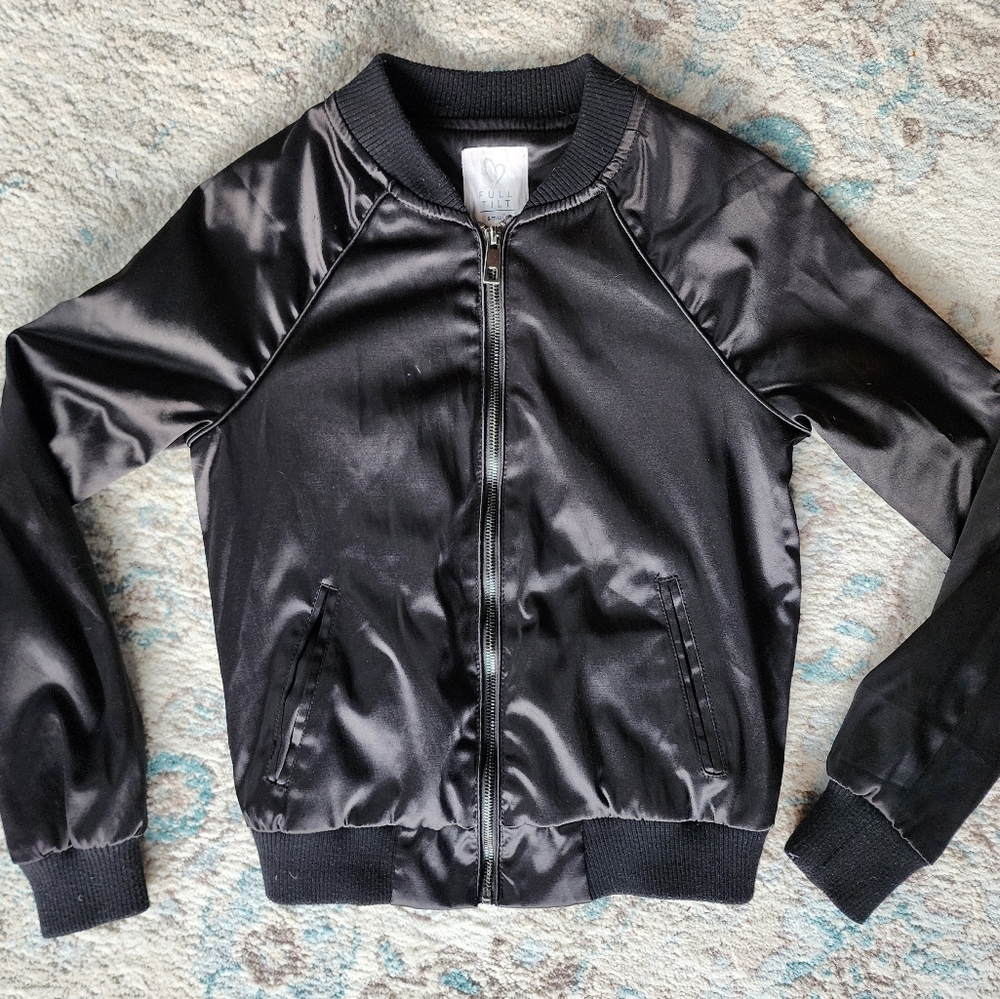 Black bomber jacket